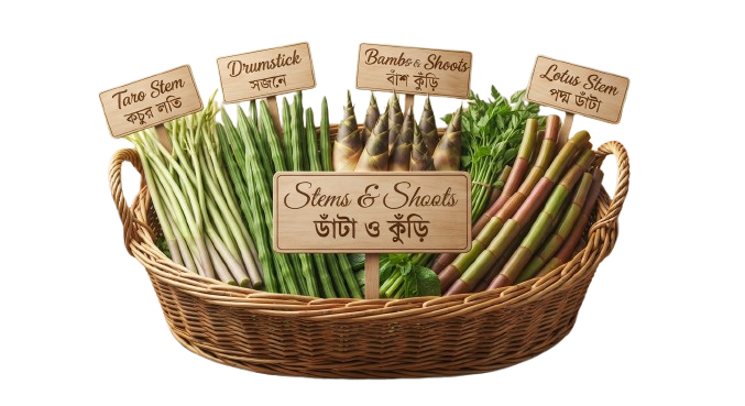 Stems & Shoots (ডাঁটা ও কুঁড়ি)