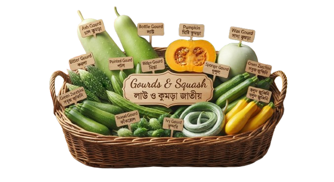 Gourds & Squash (লাউ ও কুমড়া জাতীয়)
